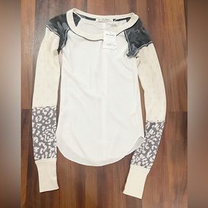 Free people long sleeve shirt. Brand new.